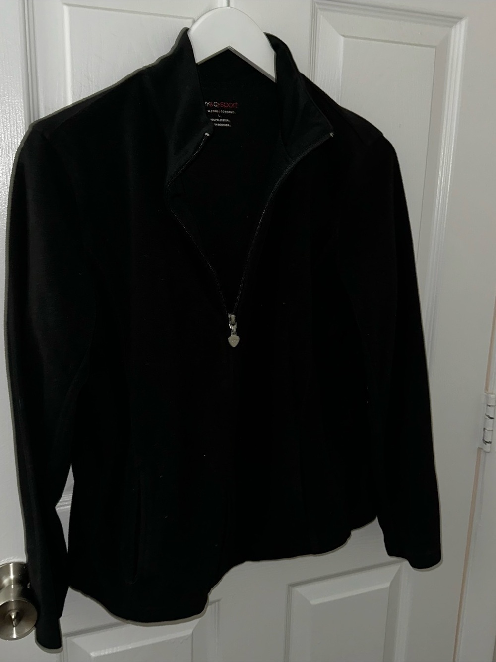 Black Full Zip Fleece Jacket